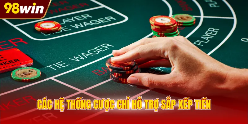 cac he thong cuoc chi ho tro sap xep tien Các hệ thống cược chỉ hỗ trợ sắp xếp tiền